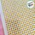 Cartela Adesiva - Chaton - Dourado - 3mm - 840 unidades - Rizzo - Imagem 1