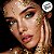 Cartela Adesiva - Chaton - Dourado - 3mm - 840 unidades - Rizzo - Imagem 4