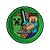 Prato de Papel Redondo - Minecraft - 18cm - 8 unidades - FestColor - Rizzo - Imagem 4