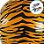 Balão de Festa Microfoil 22'' 55cm - Tigre - 1 unidade - Rizzo - Imagem 2