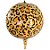 Balão de Festa Microfoil 22'' 55cm - Onça - 1 unidade - Rizzo - Imagem 4