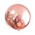 Balão de Festa Microfoil 9'' 22cm - Redondo Rose - 1 unidade - Rizzo - Imagem 1