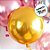 Balão de Festa Microfoil 9'' 22cm - Redondo Rose - 1 unidade - Rizzo - Imagem 3