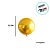 Balão de Festa Microfoil 9'' 22cm - Redondo Ouro - 1 unidade - Rizzo - Imagem 2