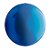 Balão de Festa Metalizado 24'' 60cm - Esphera Azul Redondo - 1 unidade - Cromus - Rizzo - Imagem 1