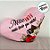 Almofada Coração de Pelúcia - Mãe Amor Mais Lindo que Existe - 28x20cm - 1 unidade - Rizzo - Imagem 1