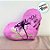 Almofada Coração de Pelúcia - Mãe Amor Mais Lindo que Existe - 28x20cm - 1 unidade - Rizzo - Imagem 1