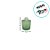 Frasco para Perfumaria de Vidro Redondo - Napoli Verde - 120ml - 1 unidade - Rizzo - Imagem 4