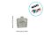 Frasco para Perfumaria de Vidro Retangular - Orvieto Transparente - 200ml - 1 unidade - Rizzo - Imagem 4