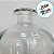 Frasco para Perfumaria de Vidro Redondo - Florencia Transparente - 500ml - 1 unidade - Rizzo - Imagem 2