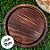 Cúpula Redoma de Vidro Decorativa 12x20cm - Base Madeira Escura - 1 unidade - Rizzo - Imagem 2