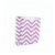 Saquinho de Papel para Lanche - 10,5x10cm - Missoni Lilás  - 50 unidades - Cromus - Rizzo - Imagem 1