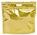 Sacola Metalizada com Zip P 46x43x5cm Dourado - 01 unidade - Cromus - Rizzo Embalagens - Imagem 1