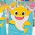 Sacola com Fechamento Baby Shark - 10 Unidades - Cromus - Rizzo Festas - Imagem 2