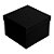 Caixa de Papel Rígido Quadrado Preto - 20x17cm - 1 unidade - Rizzo - Imagem 1
