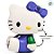 Boneca Frutinhas Hello Kitty de Vinil - Uva - 11cm - 1 unidade - Rizzo - Imagem 2