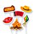 Pick para Docinhos de Festa Junina - Sortido - 12 unidades - Rizzo - Imagem 1