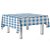 Toalha de Mesa em TNT - 70x70cm - Xadrez Azul - 5 unidades - Best Fest - Rizzo - Imagem 1