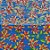 Guardanapo Chita Flor Azul Escuro - 40x40cm - 1 unidade - Rizzo - Imagem 1