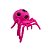 Brinquedo Cute Spider - Rosa - 1 unidade - Rizzo - Imagem 1