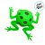 Brinquedo Cute Frog - Verde - 1 unidade - Rizzo - Imagem 3