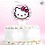 Vela Plana - Hello Kitty - 1 unidade - Festcolor - Rizzo - Imagem 1