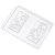 Forma de Acetato Feliz Páscoa Placa 530 Crystal Rizzo Confeitaria - Imagem 1
