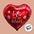 Balão de Festa Microfoil 10'' 30cm - Coração "Feliz Dia Das Mães" - Modelo 4 - 1 unidade - Rizzo - Imagem 1