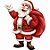 Papai Noel Decorativo de Papel Cartão - 45x70cm - 1 unidade - Regina - Rizzo - Imagem 1