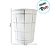 Copo de papel 270ml - Quadriculado - 10 unidades - Rizzo - Imagem 2
