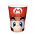Copo de Papel Festa Super Mario - 240ml - 08 unidades - Cromus - Rizzo - Imagem 1