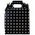 Caixa Sacolinha S0 (7,5x5x5cm) Preta Com Bolinhas Branca - 10 unidades - Rizzo - Imagem 5