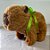 Capivara Pelúcia Eletrônica - Marrom - 15x10,5cm - 1 unidade - Rizzo - Imagem 1