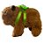 Capivara Pelúcia Eletrônica - Marrom - 15x10,5cm - 1 unidade - Rizzo - Imagem 5