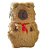 Capirava Chaveiro De Pelucia Com Espelho Duplo - Com Lenço Vermelho - 10x8,5cm - 1 unidade - Rizzo - Imagem 6