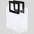 Sacola Transparente PVC Com Alça Retangular Couro Preto - 16,4x14,2x7,3cm - 1 unidade - Cromus - Rizzo - Imagem 2