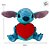 Pelúcia Stitch e Coração - Com Luz e Som - 24cm - 1 unidade - Disney Original - Rizzo - Imagem 3