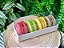 Embalagem para Macarons Ref. CR5MB - 5x12,5x5cm - 6 Unidades - San Felipo Rizzo Confeitaria - Imagem 1