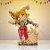 Enfeite Decorativo De Festa Junina Com Base Espantalho Com Cesta e Vassoura - Amarelo - 1 unidade - Rizzo - Imagem 1