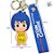 Chaveiro 3D Alegria - Divertidamente 2 - 7cm - 1 unidade - Disney Original - Rizzo - Imagem 3