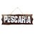 Placa de Sinalização Pescaria De Festa Junina em MDF - Madeira Escura - 41x16,5cm - 1 unidade - Rizzo - Imagem 3