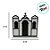 Igreja em MDF De Festa Junina - Branco - 21x20cm - 1 unidade - Rizzo - Imagem 2