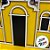 Igreja em MDF De Festa Junina - Amarelo - 21x20cm - 1 unidade - Rizzo - Imagem 4