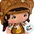 Menina em Feltro - Cangaceira Festa Junina - 13x31x7cm - 1 unidade - Rizzo - Imagem 4