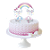 Topper p/ Bolo Festa Chuva de Amor - 3 unidades - Festcolor - Rizzo Festas - Imagem 1