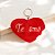 Chaveiro Almofada De Coração - Te Amo - 7x5,5cm - 1 unidade - Rizzo - Imagem 1