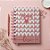Agenda Permanente Rose com Corações - 160 Folhas - 13x15,1cm - 1 unidade - Rizzo - Imagem 1