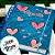 Agenda Permanente Azul com Corações - 160 Folhas - 13x15,1cm - 1 unidade - Rizzo - Imagem 3