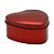 Lata Coração - Vermelho - 7,5x4x7cm - 1 unidade - Rizzo - Imagem 1