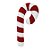 Almofada Candy Cane - Branco,Vermelho - 50cm - 1 unidade - Cromus - Rizzo - Imagem 1